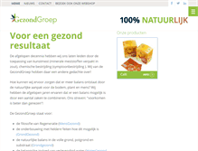 Tablet Screenshot of gezondgroep.nl